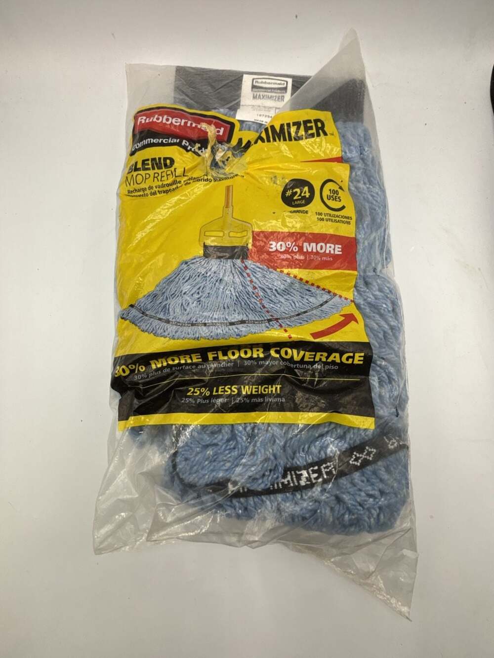 Rubbermaid Maximizer Blend Mop Refill Size 24 Large